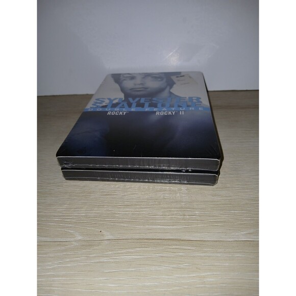 Rocky DVDs 1-4 Double Feature Sylvester Stallone Walmart Tag MGM 2008 Sealed - Picture 4 of 16